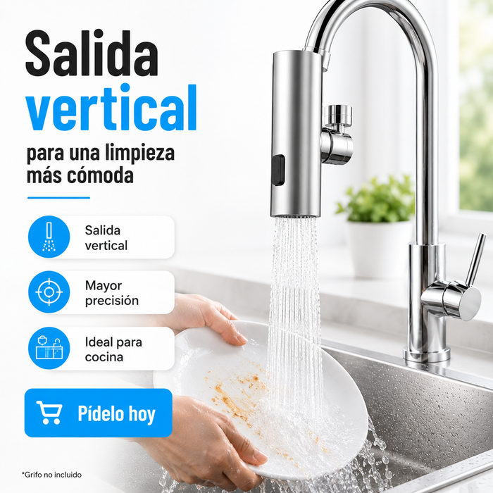 Rotación 360° y brazo flexible