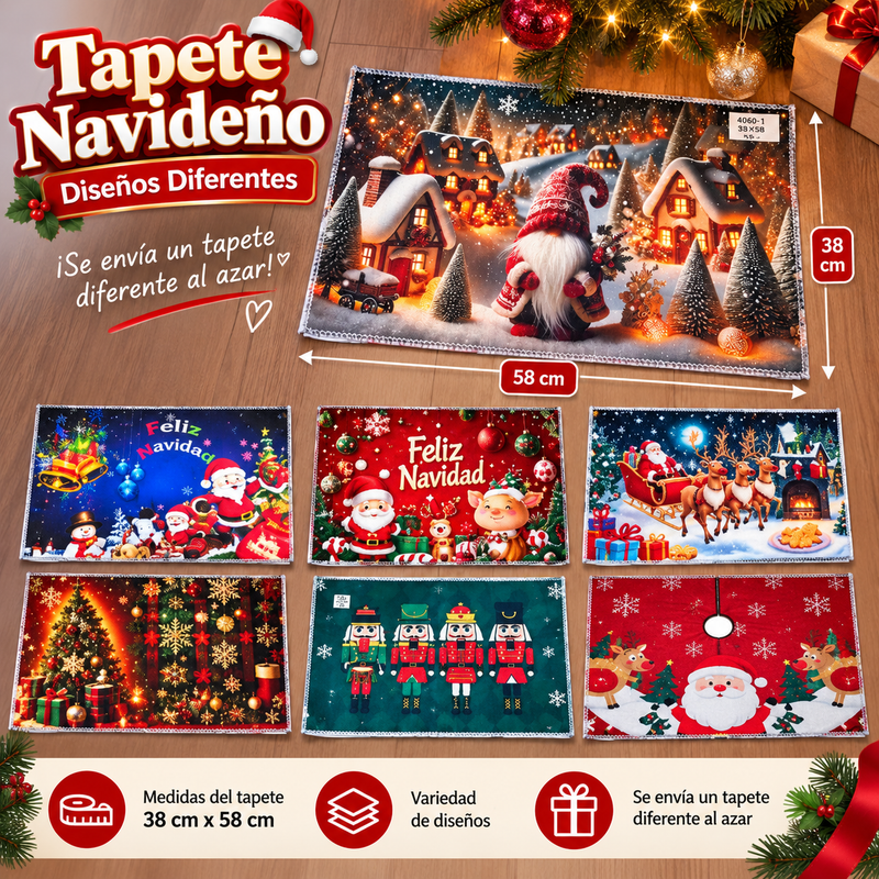 Tapete navideno de REGALO