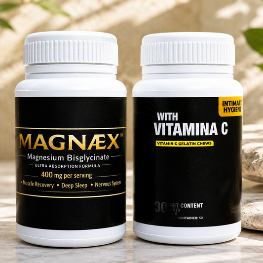 1 Magnesium Bisglyc. + 1 Whit Vitamina C
